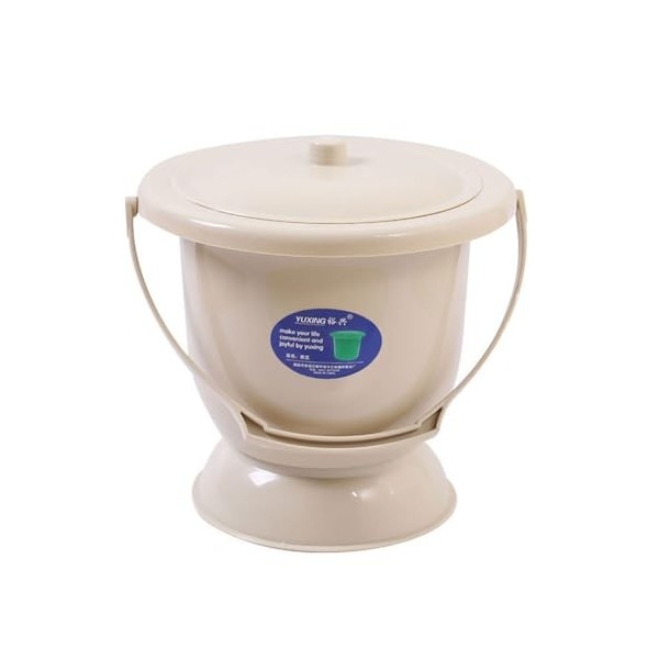 NEDLON Portable Crachoir avec Poignée, Urinoir Pot Pot De Chambre Seau À Urine avec Couvercle pour Le Ménage Adultes Enceinte