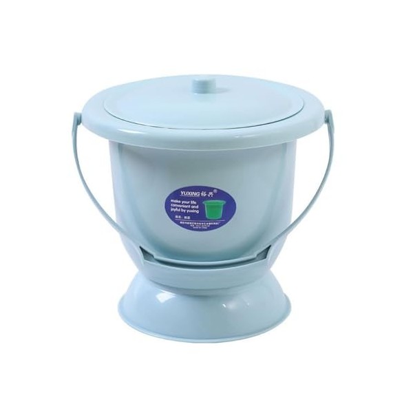 NEDLON Portable Crachoir avec Poignée, Urinoir Pot Pot De Chambre Seau À Urine avec Couvercle pour Le Ménage Adultes Enceinte