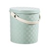 NEDLON Pot De Chambre Épais avec Couvercle, Tabouret De Rangement pour Pot en Plastique Portable pour Camping Voyage Maison V