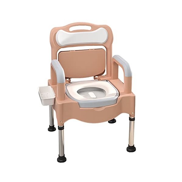 TYHQY Commodes de Chevet, Toilettes au Chevet, Chaise de commodité, Chaise de Pot Adulte réglable en Hauteur pour Les aînés, 