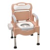 TYHQY Commodes de Chevet, Toilettes au Chevet, Chaise de commodité, Chaise de Pot Adulte réglable en Hauteur pour Les aînés, 