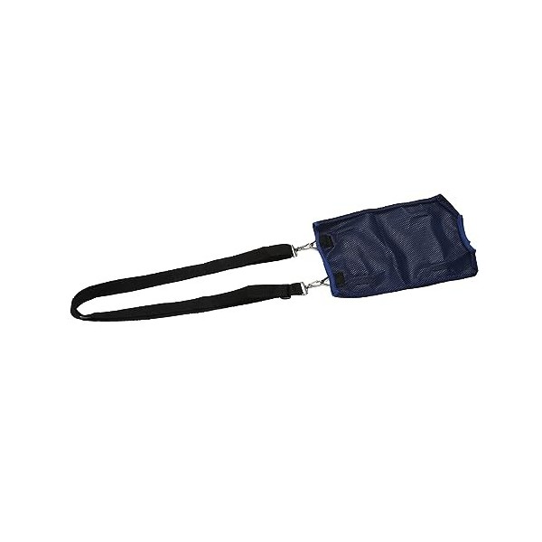 Housse de Sac de Cathéter, Support de Sac de Drainage Urinaire Bleu, Sangle de Fixation pour lextérieur