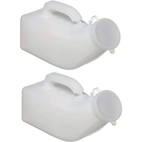 Toilettes portables, Urinoir masculin, bouteille de pipi for incontinence à long cou, plastique transparent, dispositif anti-