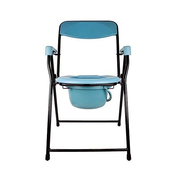 Mobiclinic, Chaise percée, Mod. Timón, Marque européenne, Chaise pot, Pliable, Chaise toilette avec Accoudoirs, Pieds antidér