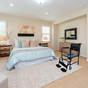 Mobiclinic, Fauteuil de Toilette, Barco, Chaise de Toilette pour Les Personnes âgées, Toilette Confortable pour Les handicapé