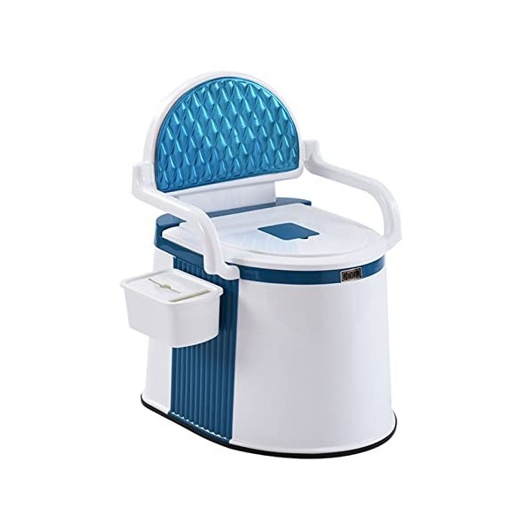 LXBH Chaise De Toilette Portative, Adulte Toilette Mobile Pot De Ch