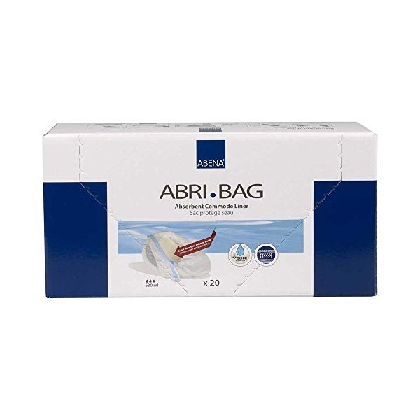 Nrs Healthcare Abena Abri-Bag Sacs Jetables Commode - Lot de 20