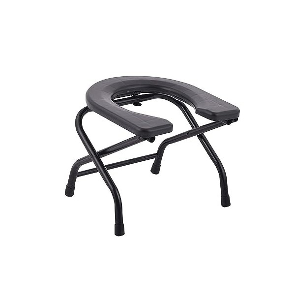 harayaa Siège de toilette pliable chevet commode personnes âgées accroupi tabouret de toilette chaise personnes âgées, hauteu