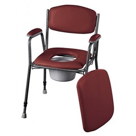 Russka Chaise percée à hauteur réglable Bordeaux