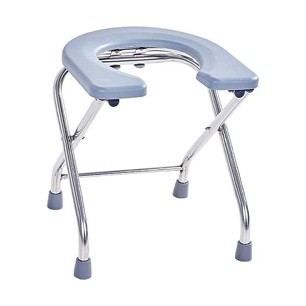 RIKCAT Chaise daisance, Chaise daisance surélevée, Table Chevet Pliable, Tabouret Toilette Portable pour Personnes âgées, C