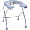 RIKCAT Chaise daisance, Chaise daisance surélevée, Table Chevet Pliable, Tabouret Toilette Portable pour Personnes âgées, C