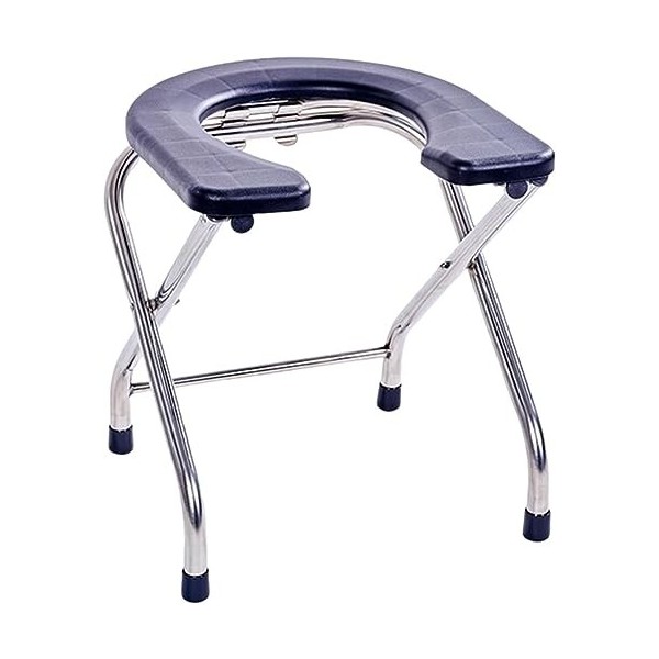 RIKCAT Chaise daisance, Chaise daisance surélevée, Table Chevet Pliable, Tabouret Toilette Portable pour Personnes âgées, C