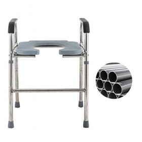 KYSZD-Chaises percées Chaise de Douche étanche Bain de Chaise de Chevet portatif, Convient aux Adultes obèses, aux Personnes 