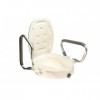 Antar AT51025 Chaise de toilette mobile avec cadre en acier