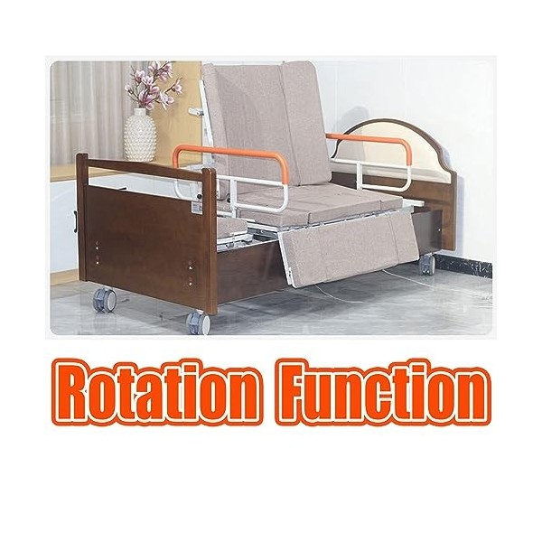 Lits Dhôpital Entièrement Électriques Rotatifs Pour Un Usage Domestique, Matelas De Lit Médical, Retournement Global Enfoncé