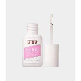 Kiss - Colle à ongles avec pinceau - Transparente - 5&nbsp;g