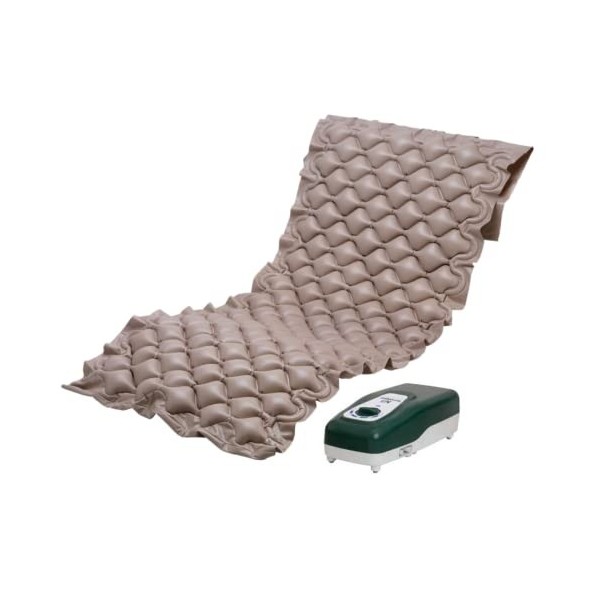 Kit Matelas antidécubitus à Bulles dair et compresseur à Cycle alterné avec régulateur de Pression. Garantie Italienne Puiss