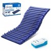 AIESI® Matelas Anti escarres à éléments interchangeables avec compresseur à Cycle alterné réglable Doctor MATTPLUS, 22 élémen