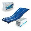 Mobiclinic, Matelas Anti-escarres, Mod. Mobi 2, Marque européenne, Matelas à Air alterné, avec Compresseur, Bleu & Mod. Mobi 