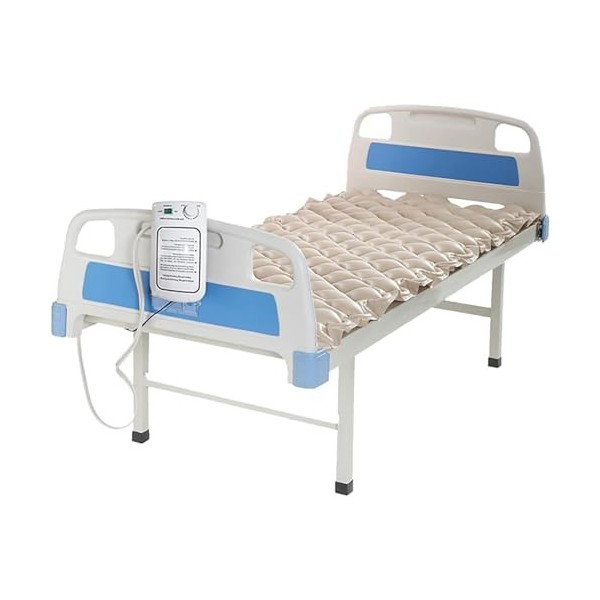 HSRG Matelas À Pression Alternée, Matelas Anti-escarres avec Système De Pompe Électrique, pour Patients Alités Et Traitement 