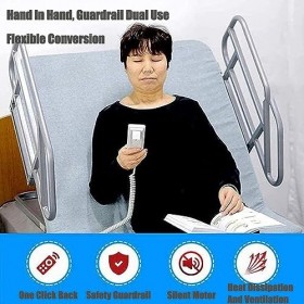 MegLob Backrex De Lit Infirmier Auxiliaire Électrique Aux Personnes Âgées, Patients Paralysés Paralysés Au Ménage Matelas Da