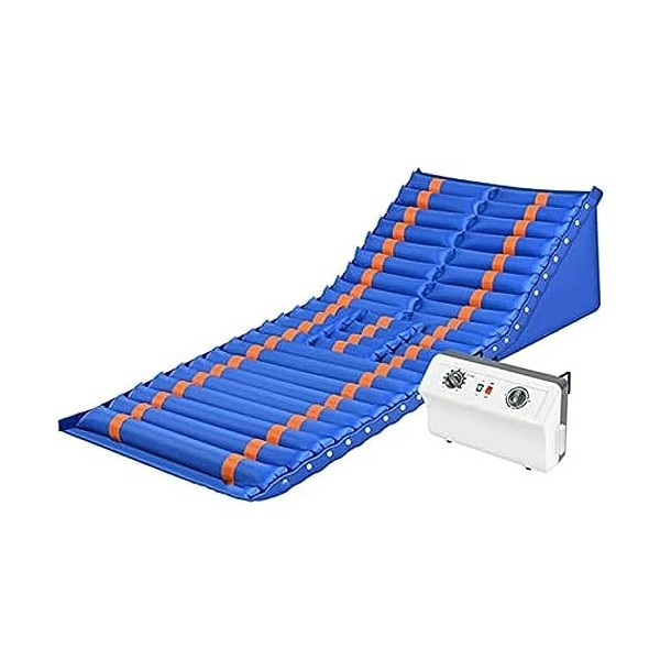 BAIXDM Matelas Anti-escarres, Matelas À Pression Alternée avec Fonction De Retournement Gauche Et Droite, Matelas Pneumatique