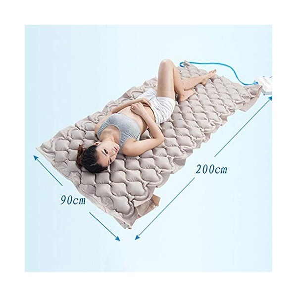 Matelas Anti-Pression à Pression alternée – Comprend Un système de Pompe électrique et Un Couvre-Matelas – Surmatelas Gonflab