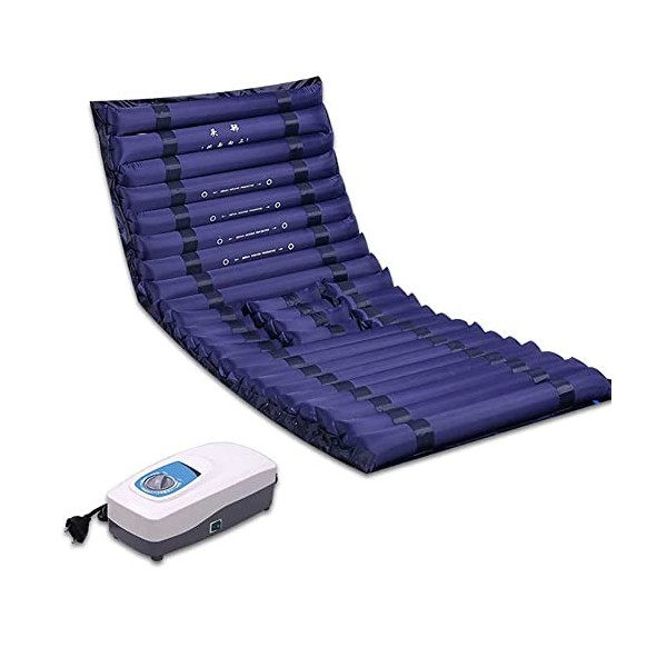 Surmatelas Anti-Pression à Pression alternée avec système de Pompe électrique silencieuse, surmatelas pour douleurs de Pressi