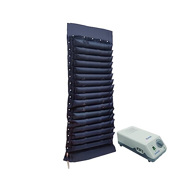 Sanico Ensemble Complet de Matelas Anti-escarres – Lit Gonflable Anti-escarres Rabats – avec Charge maximale de 160 kg – pour