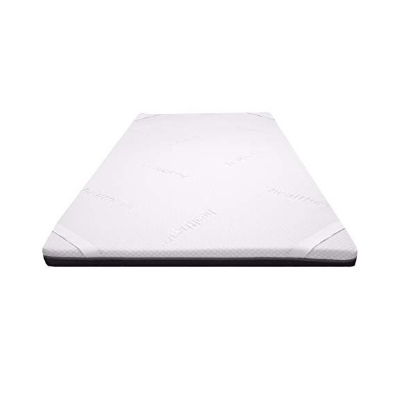 DUÉRMETE ONLINE Topper Viscoelástico 5cm Con Viscogel Duérmete Ergofresh Premium Surmatelas 5 cm de Mousse viscoélastique ave