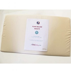 Plan incliné Adulte, Contre Les problèmes respiratoires, Coton Bio, Naturel pour Le Corps. Fabrication Française. REGLAGE DE 