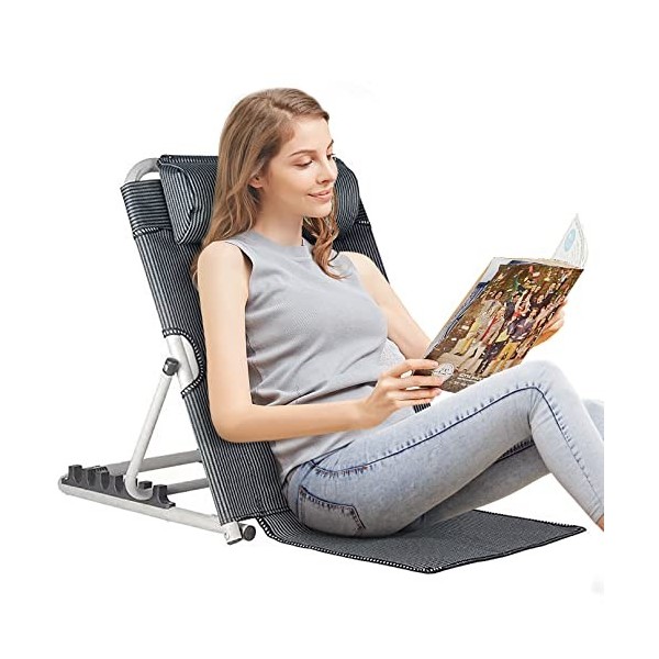 TOBENGDA Dossier de lit portable pliable réglable pour changer langle du dossier pour exercer la position de levage Lecture 