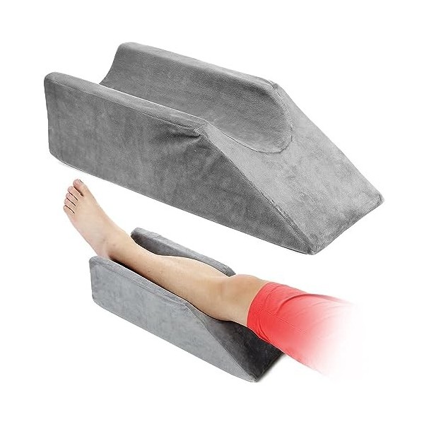 Oreiller délévation en Mousse Coin Les Jambes Coussin orthopédique pour soulager Les Genoux et Les Chevilles Coussin élévate