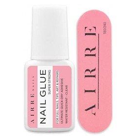 Colle à ongles super forte pour ongles en acrylique, pointes dongles et ongles pressés 8 ml Colle à ongles à appliquer au 