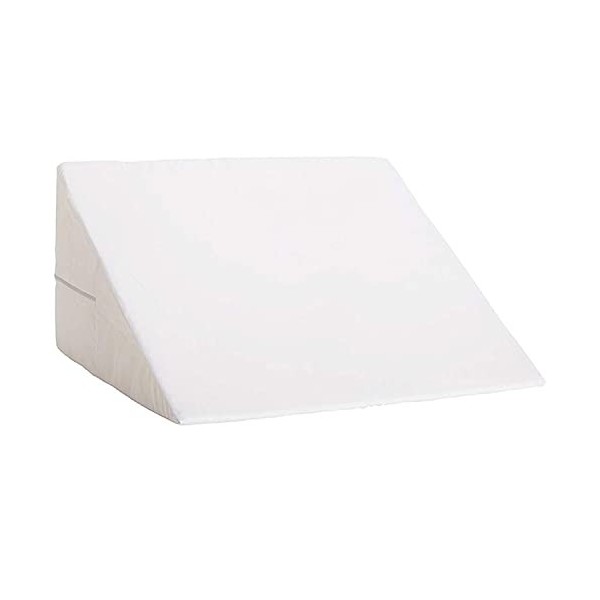 DMI Oreiller incliné pliable Blanc 30 x 60 x 60 cm