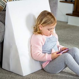 DMI Oreiller incliné pliable Blanc 30&nbsp;x&nbsp;60&nbsp;x&nbsp;60&nbsp;cm