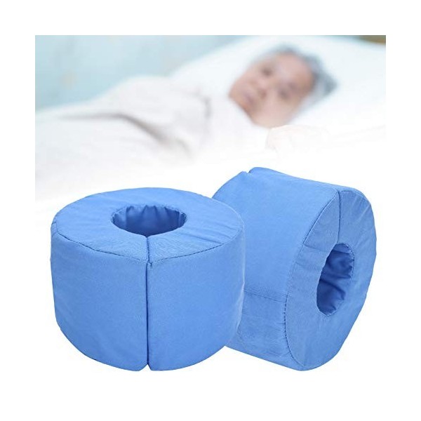 Élévateur de pied, coussin de repose-mains respirant anti-escarres pour les jambes 2 pièces doux pour les patients handicapés