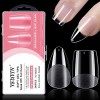 YSUVIN Colle à Ongles, 6 en 1 Colle Capsules Ongles Gummy Base Gel Colle Faux Ongles Pour Pose Américaine Ongles Capsule Nail