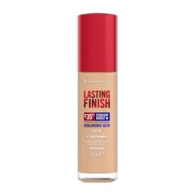 Rimmel London Lasting Finish 35 Hour, 070 Sesame, fond de teint, longue tenue, hydratant, formule vegan, couvrance totale, 30
