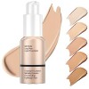 Fond de Teint Liquide, 30ml Foundation Liquid Full Coverage 24HR Matte Oil Control Concealer, Foundation & Concealer, Waterpr