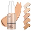 Fond de Teint Liquide, 30ml Foundation Liquid Full Coverage 24HR Matte Oil Control Concealer, Foundation & Concealer, Waterpr