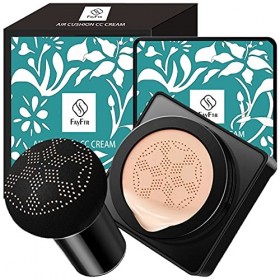 Air Cushion CC Cream Mushroom Head Fond de Teint Liquide Hydratant Longue Durée Correcteur Naturel Éclaircissant Même Base de