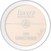 lavera Satin Compact Powder -Poudre Compacte - Light 01- nude - Huile damande bio & Poudre de riz bio - Végan - matifiante -