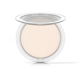 lavera Satin Compact Powder -Poudre Compacte - Light 01- nude - Huile damande bio & Poudre de riz bio - Végan - matifiante -