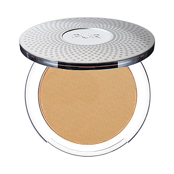 PUR Cosmetics 4-In-1 Pressed Mineral Makeup Powder SPF 15 - Provides Smooth, Buildable Medium to Full Coverage - Natural Fini