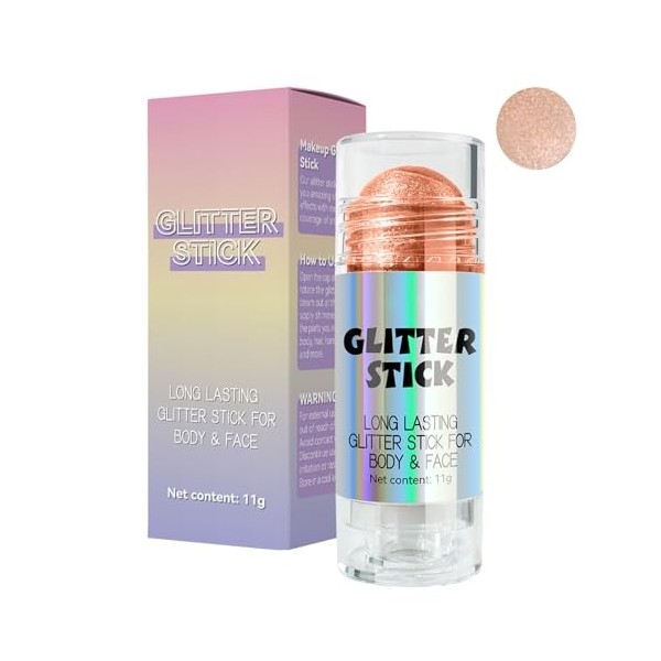 STICK POLVERE GLITTER per Viso Corpo e Capelli Evidenziatore