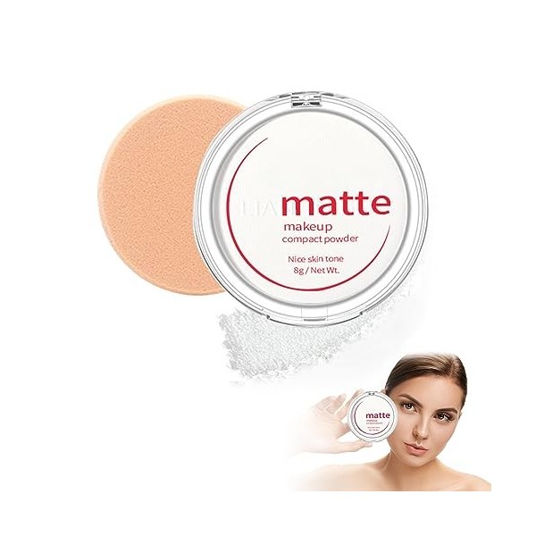 Makeup Revolution, Poudre Fixante Mate, Soft Compact Powder, Makeup Finishing Powder, Poudre Translucide, Matte Powder, Makeu