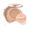 4 Colors Face Setting Pressed Powder Silky natural Non-cakey Cushion Compact Powder Oil-Control Matte Smooth Finish Concealer