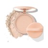 4 Colors Face Setting Pressed Powder Silky natural Non-cakey Cushion Compact Powder Oil-Control Matte Smooth Finish Concealer