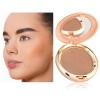 Oulac Bronzer Poudre Visage Maquillage Compacte - Blush Bronzant, Highlighter, Bronze Brillant Poudre De Soleil, Contouring, 